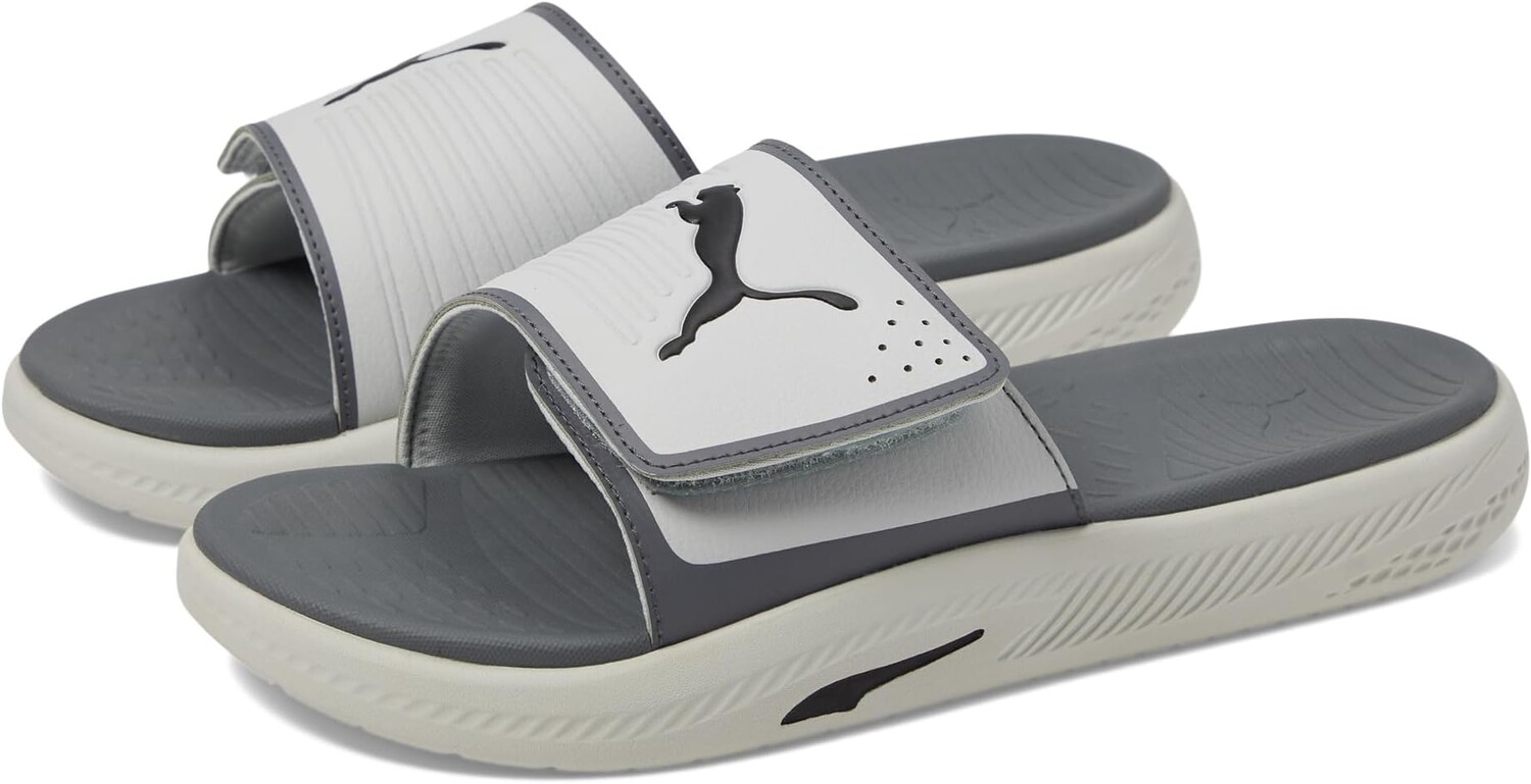 

Сандалии Softride Slide V PUMA, цвет Ash Gray/PUMA Black/Cool Dark Gray