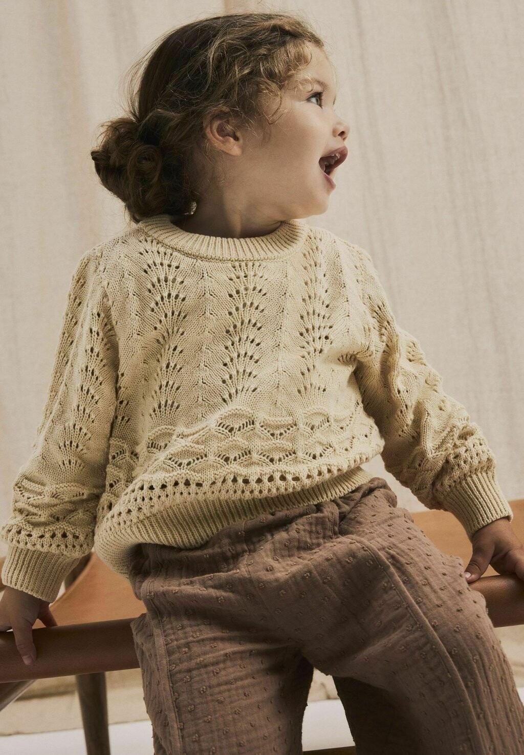 

Тканевые брюки LOOSE FIT Lil' Atelier, коричневый