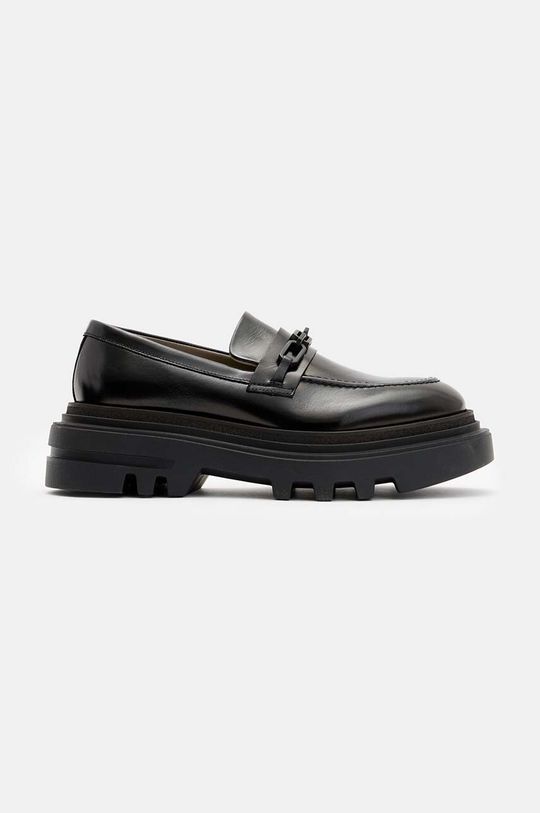 

Кожаные лоферы Alexia Chain Loafer AllSaints, черный