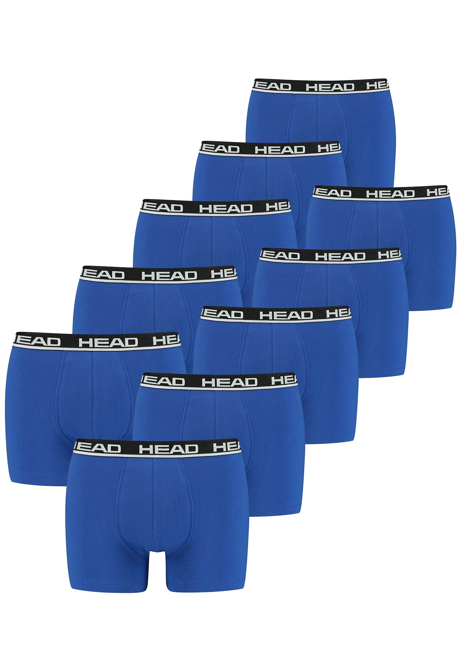 Боксеры HEAD Boxershorts 10 шт, цвет 006 - Blue / Black