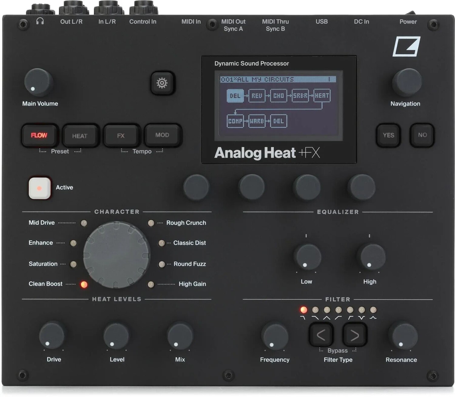 

Аналоговый звуковой процессор Elektron Heat +FX