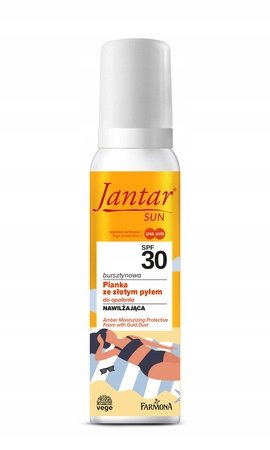 Янтарь, Пена для защиты от УФ-солнца SPF 30, 150мл, Jantar цена и фото