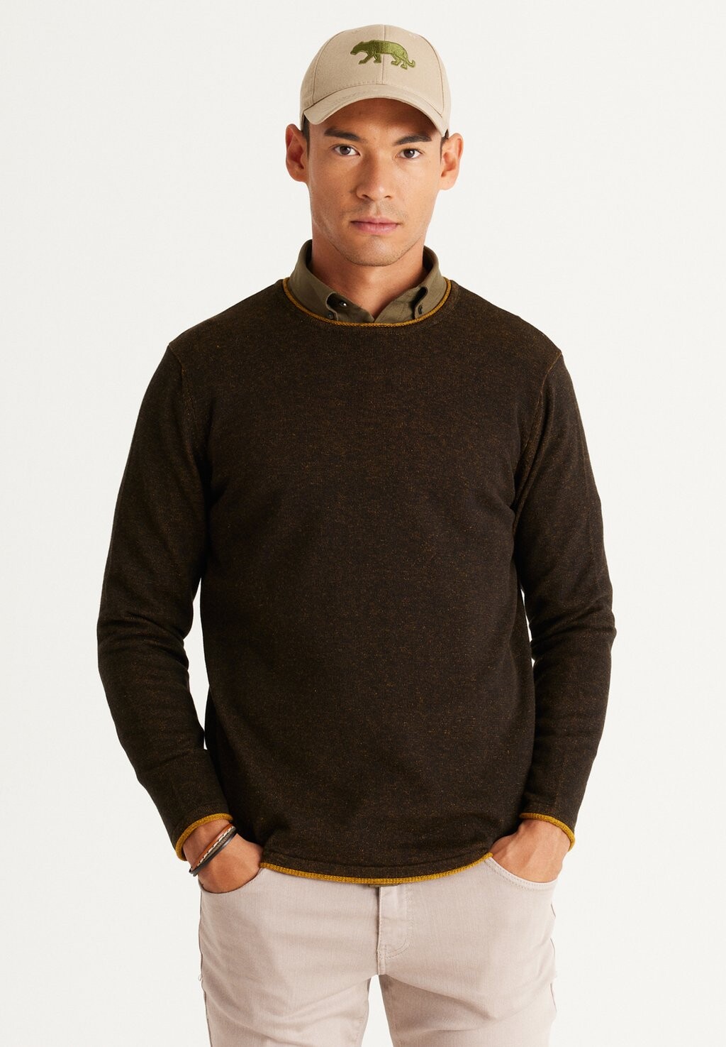 

Свитер Standard Fit O Collar AC&CO / ALTINYILDIZ CLASSICS
