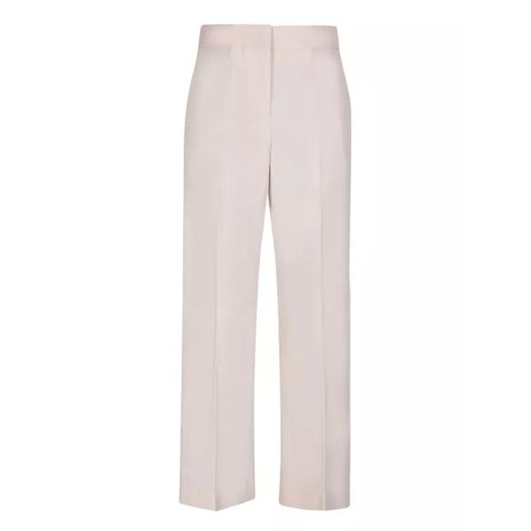 

Брюки cropped ivory trousers Msgm, белый