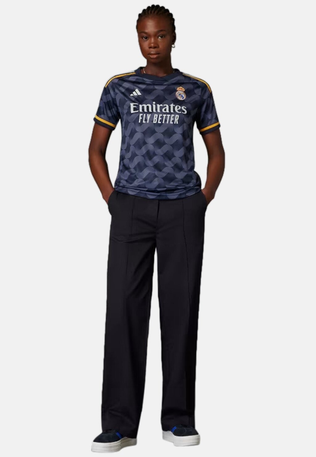 

футболка с принтом Real Madride 23/24 Away adidas Originals, цвет legink
