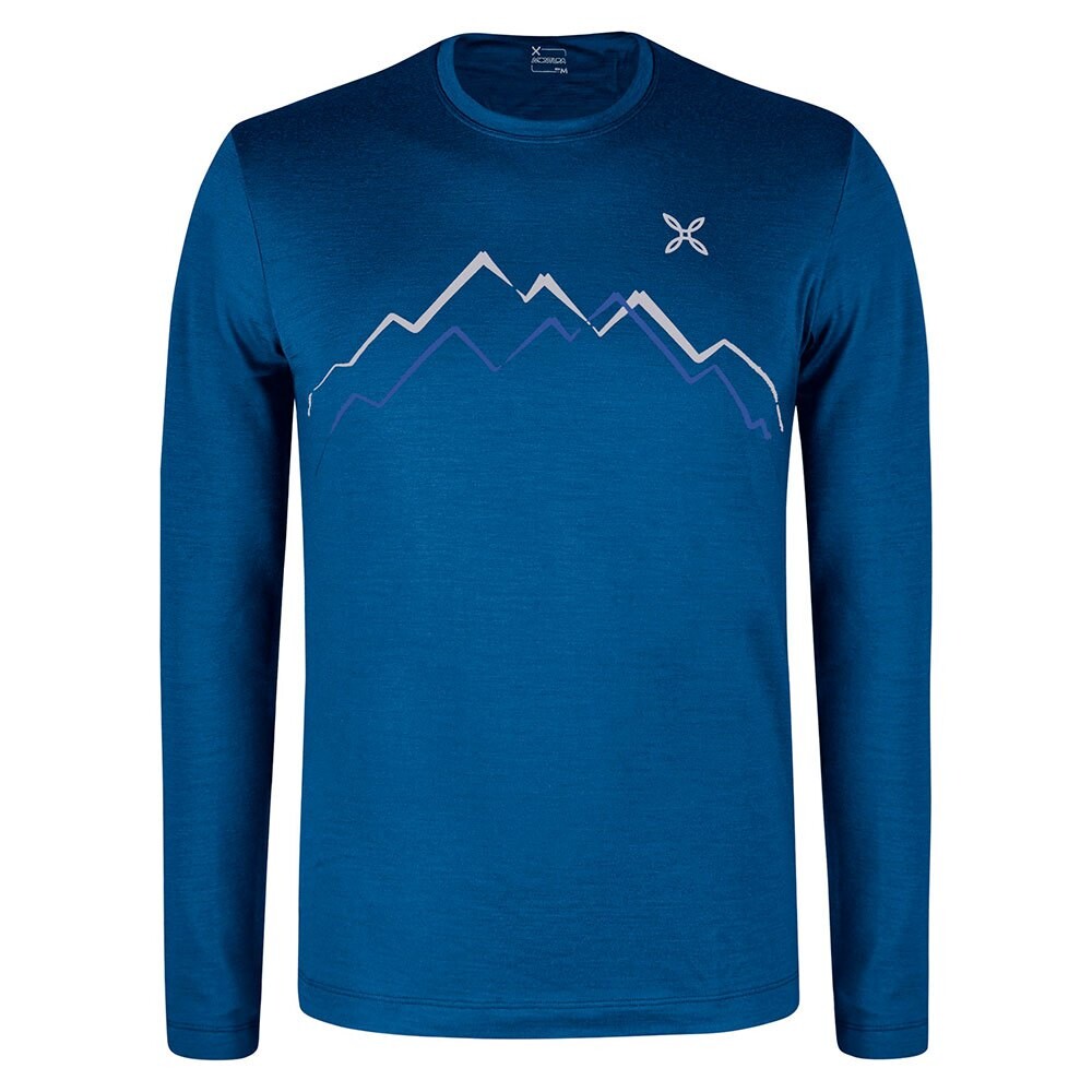 

Флис Montura Merino Skyline, синий