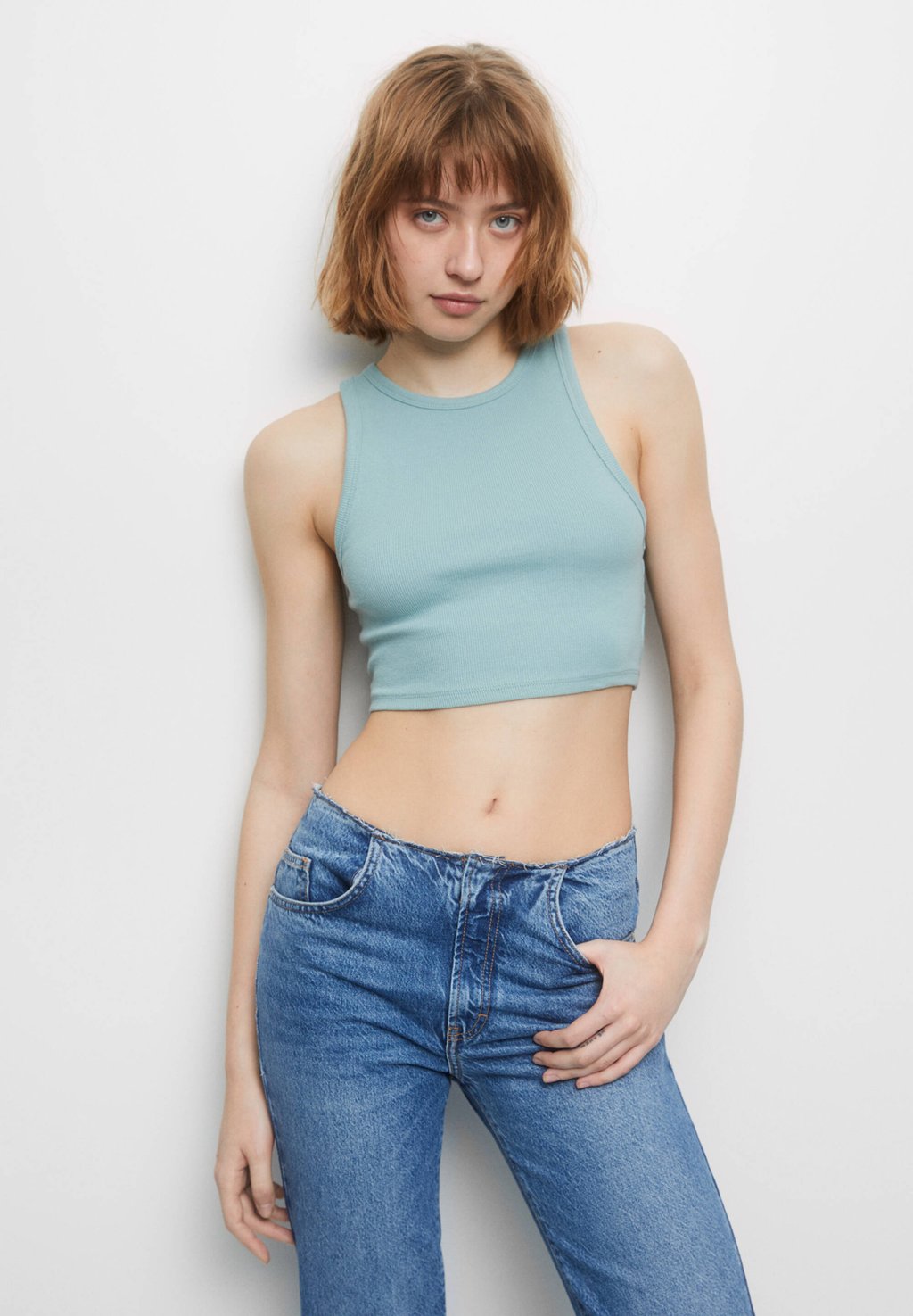 

Топ PULL&BEAR, зеленый