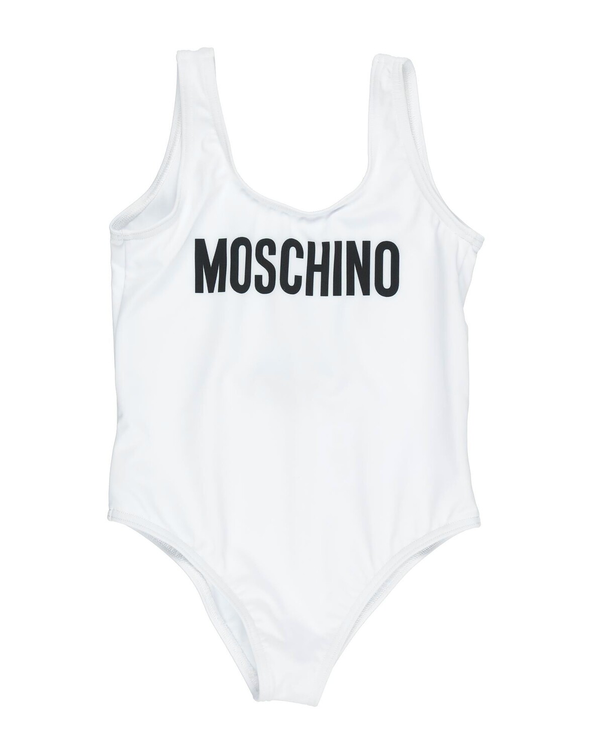 

Цельный купальник Moschino Kid, белый