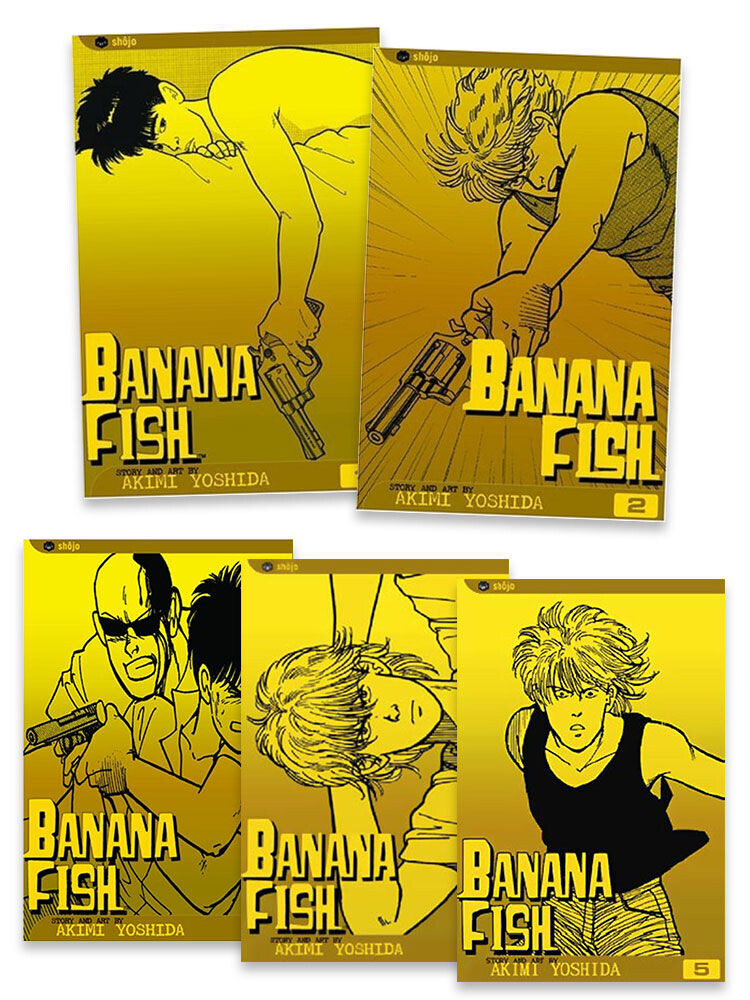 

Манга Banana Fish Manga (1-5) Bundle