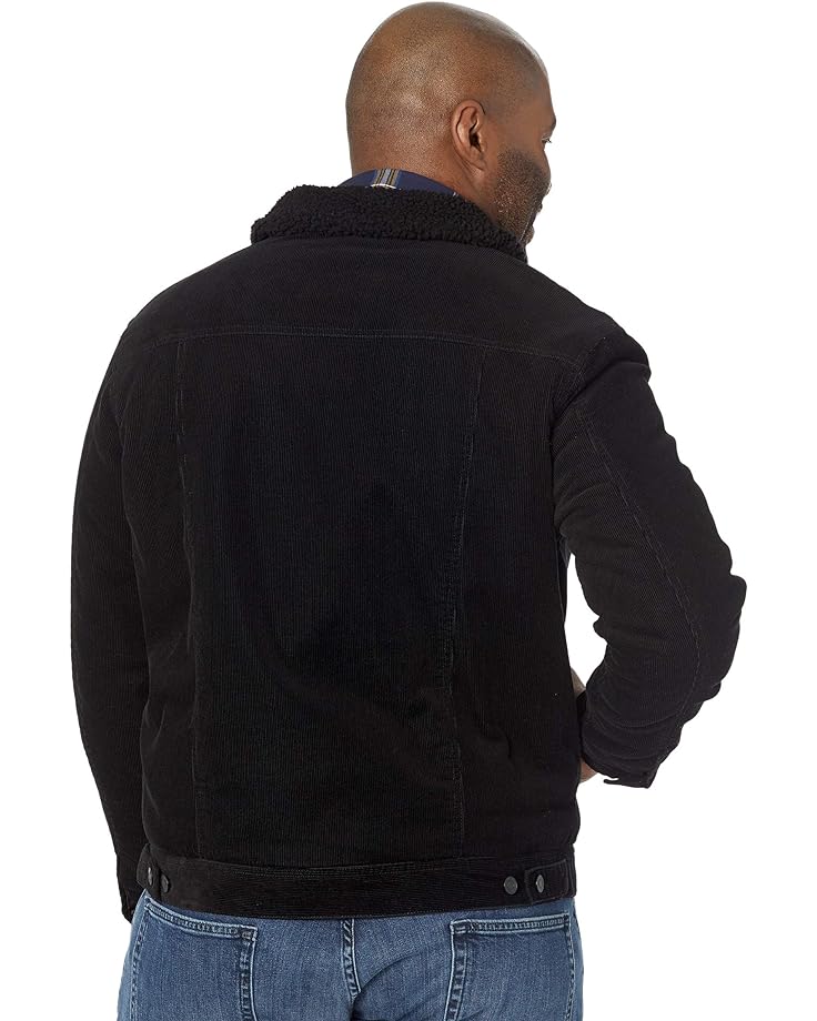 Куртка Johnny Bigg Doran Cord Trucker Jacket, черный мужская футболка johnny silverhand l черный