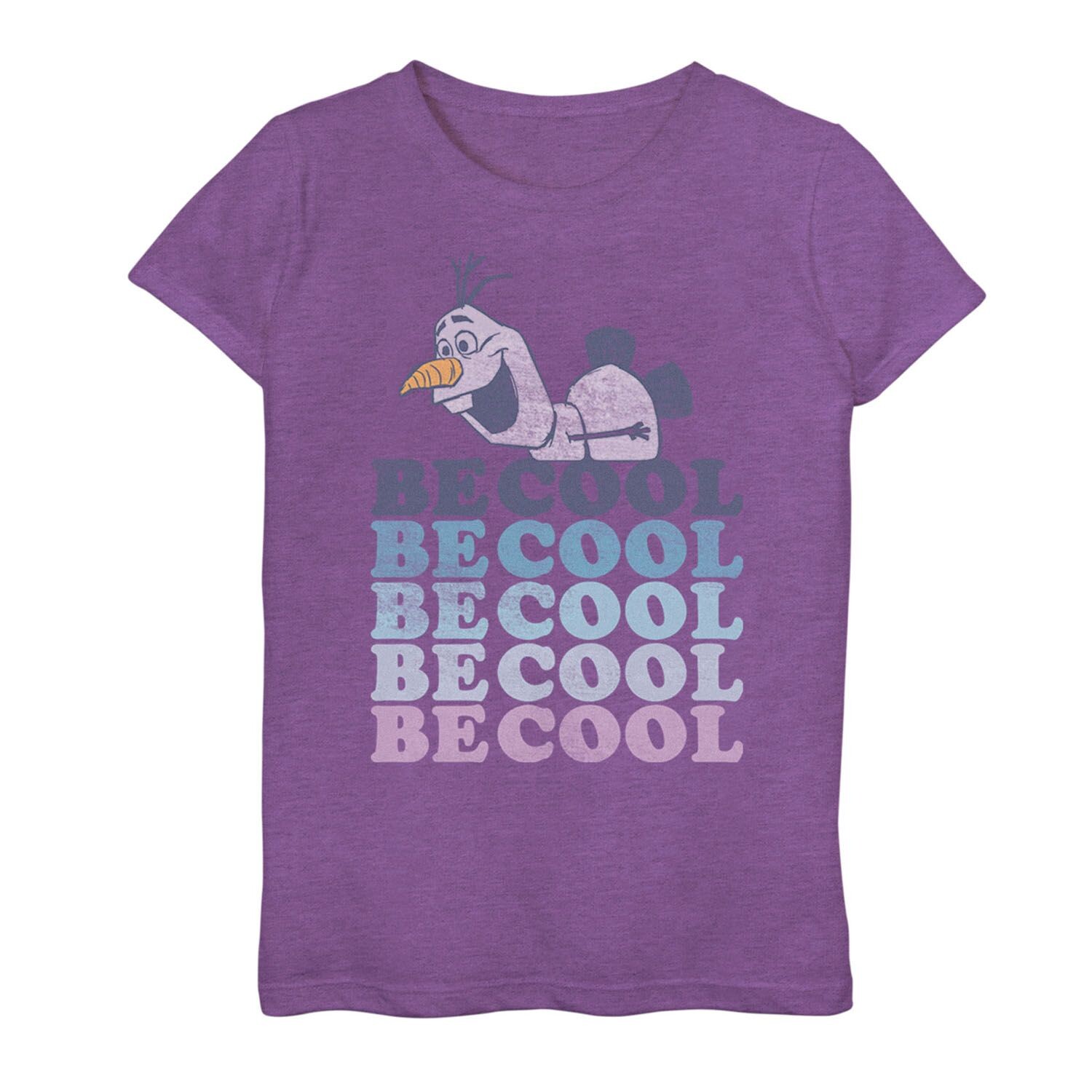 

Разноцветный топ Be Cool для девочек 6–16 лет Disney's Frozen 2 Olaf Licensed Character