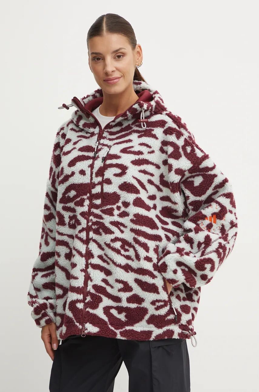 

Спортивная толстовка adidas by Stella McCartney, гранатовый