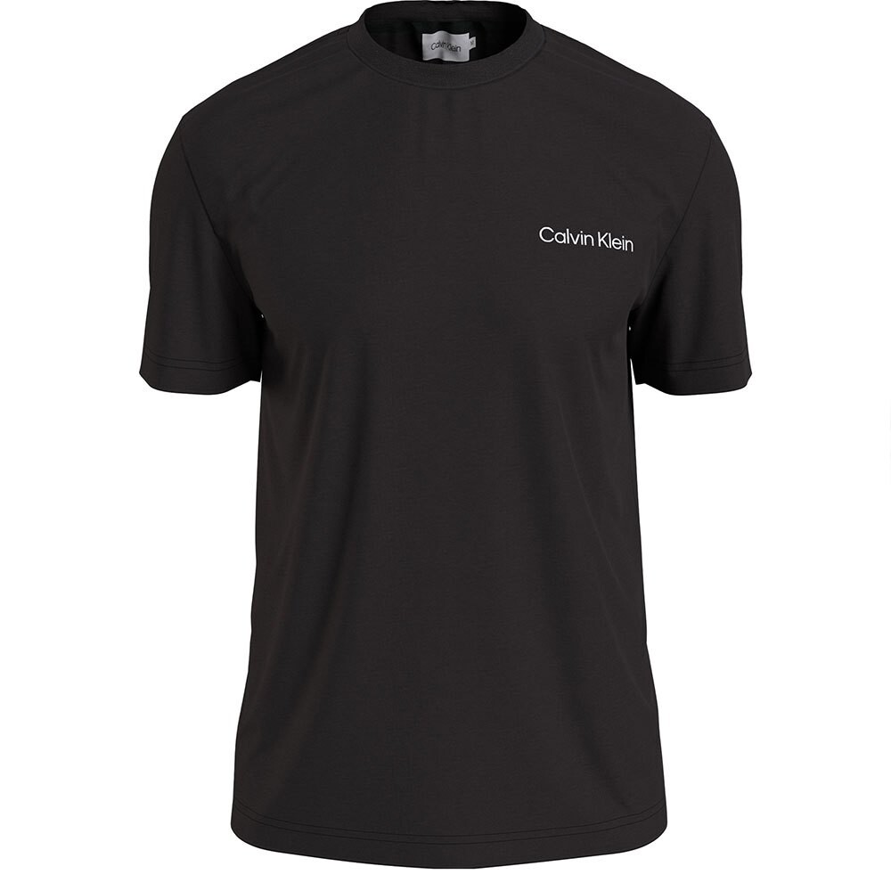 

Футболка с коротким рукавом Calvin Klein Angled Back Logo, черный