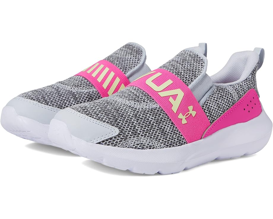 

Кроссовки Under Armour Surge 3 Slip-On, цвет Halo Gray/Rebel Pink/Fade