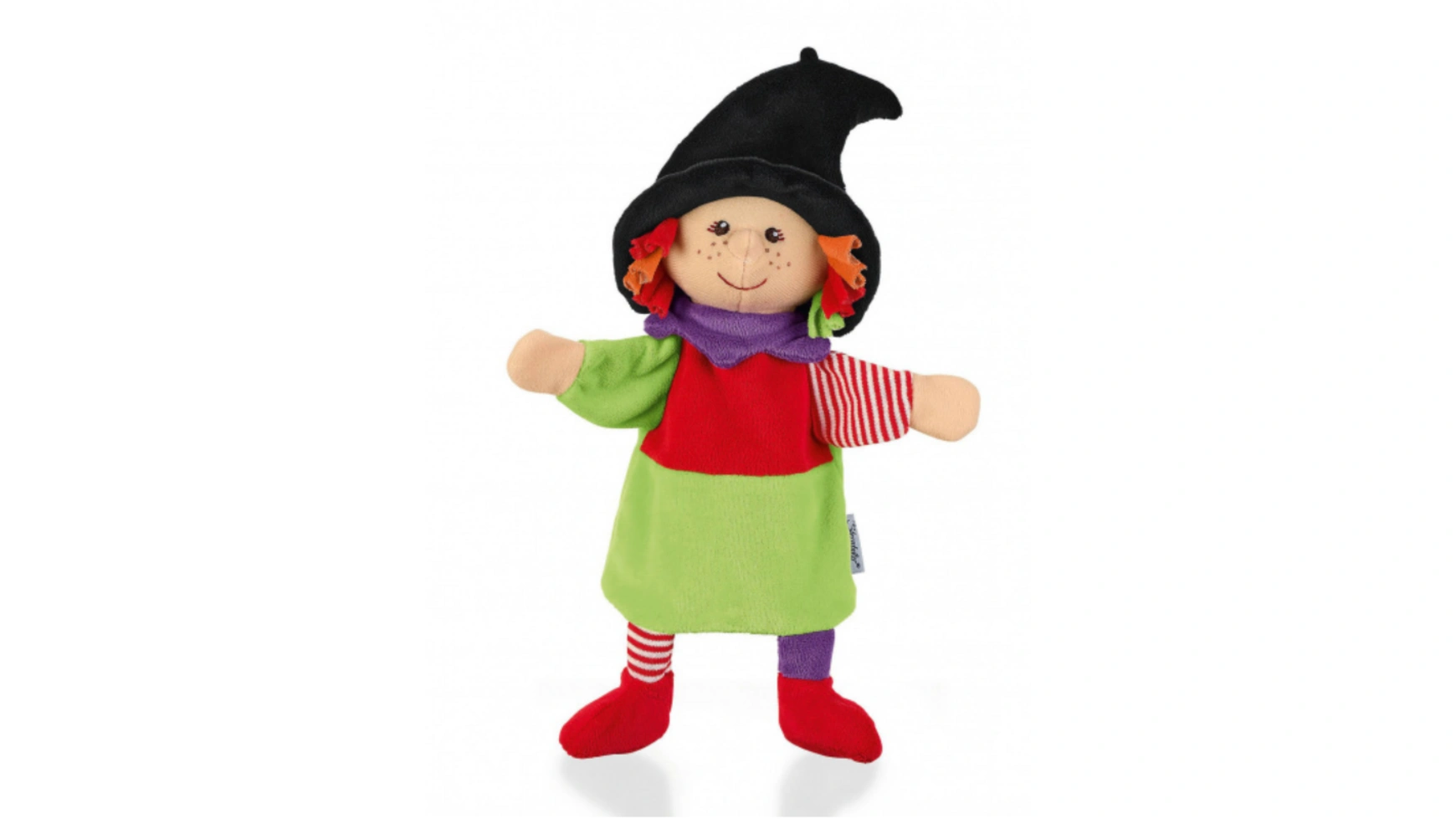цена Детская ручная кукла ведьма, 29 см Sterntaler