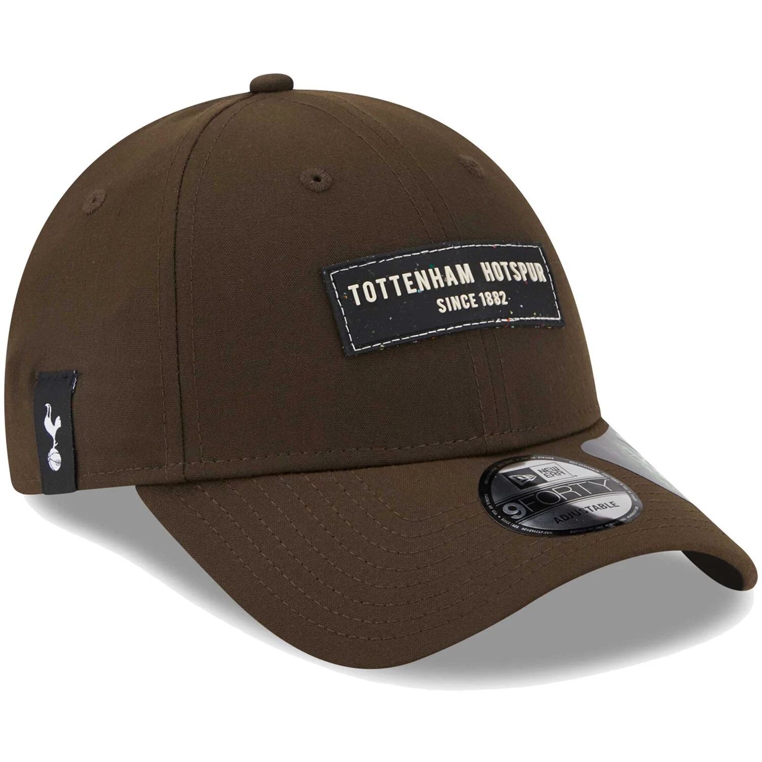 

Мужская регулируемая кепка New Era Brown Tottenham Hotspur Repreve 9FORTY