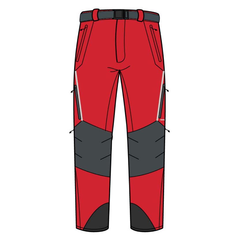 Брюки Trangoworld Prote Extreme DS Regular, красный брюки trangoworld prote fi trx regular черный