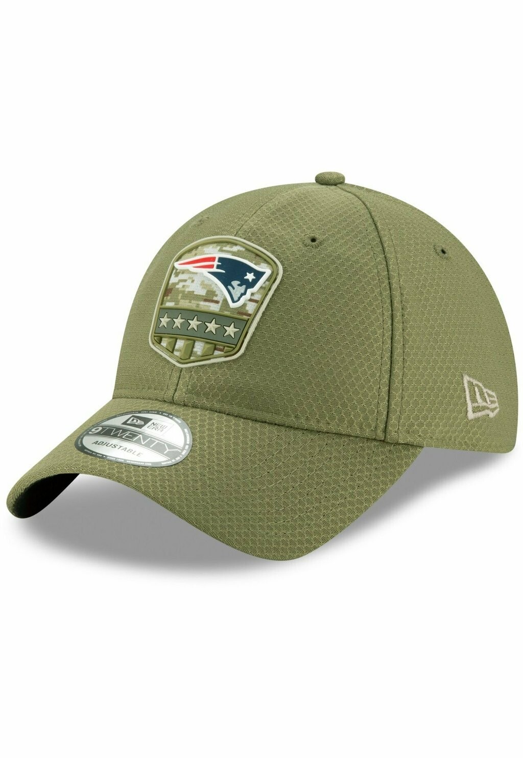 

Бейсболка 9TWENTY SALUTE TO SERVICE NEW ENGLAND PATRIOTS New Era, цвет olive