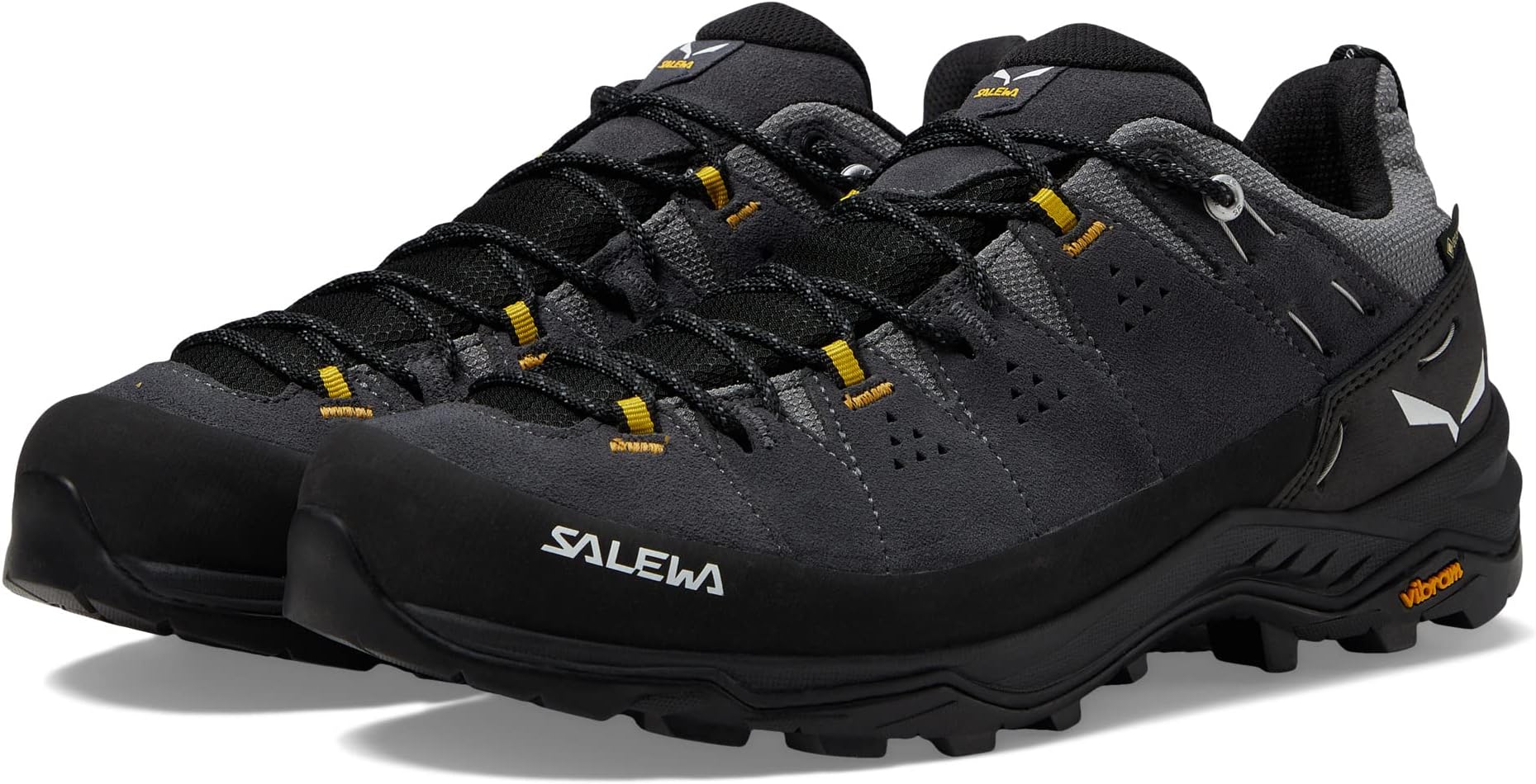 цена Походная обувь Alp Trainer 2 GORE-TEX SALEWA, цвет Onyx/Black