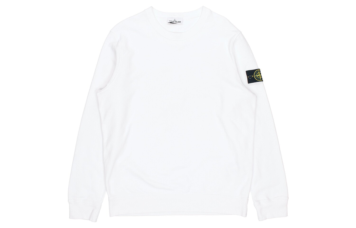 

Stone Island Мужской хлопковый круглый вырез белый