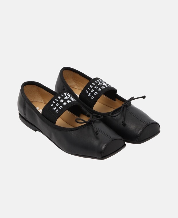 

Балетки MM6 Maison Margiela, черный