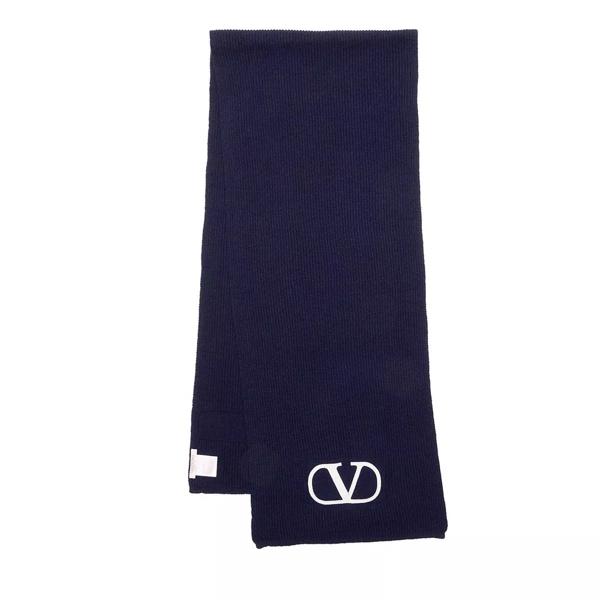 

Шарф v logo signature scarf navy Valentino Garavani, синий