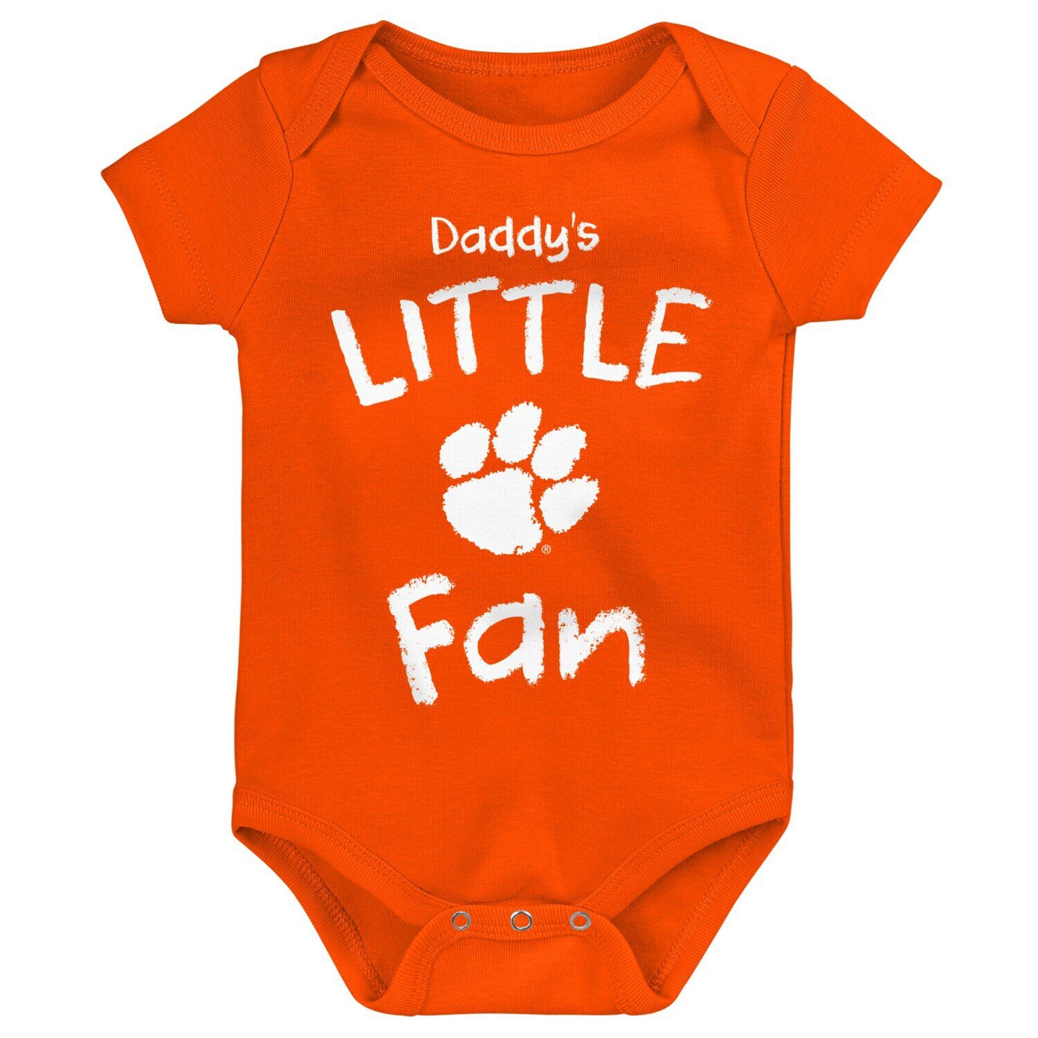 

Младенец Orange Clemson Tigers Daddy's Little Fan Creeper Outerstuff
