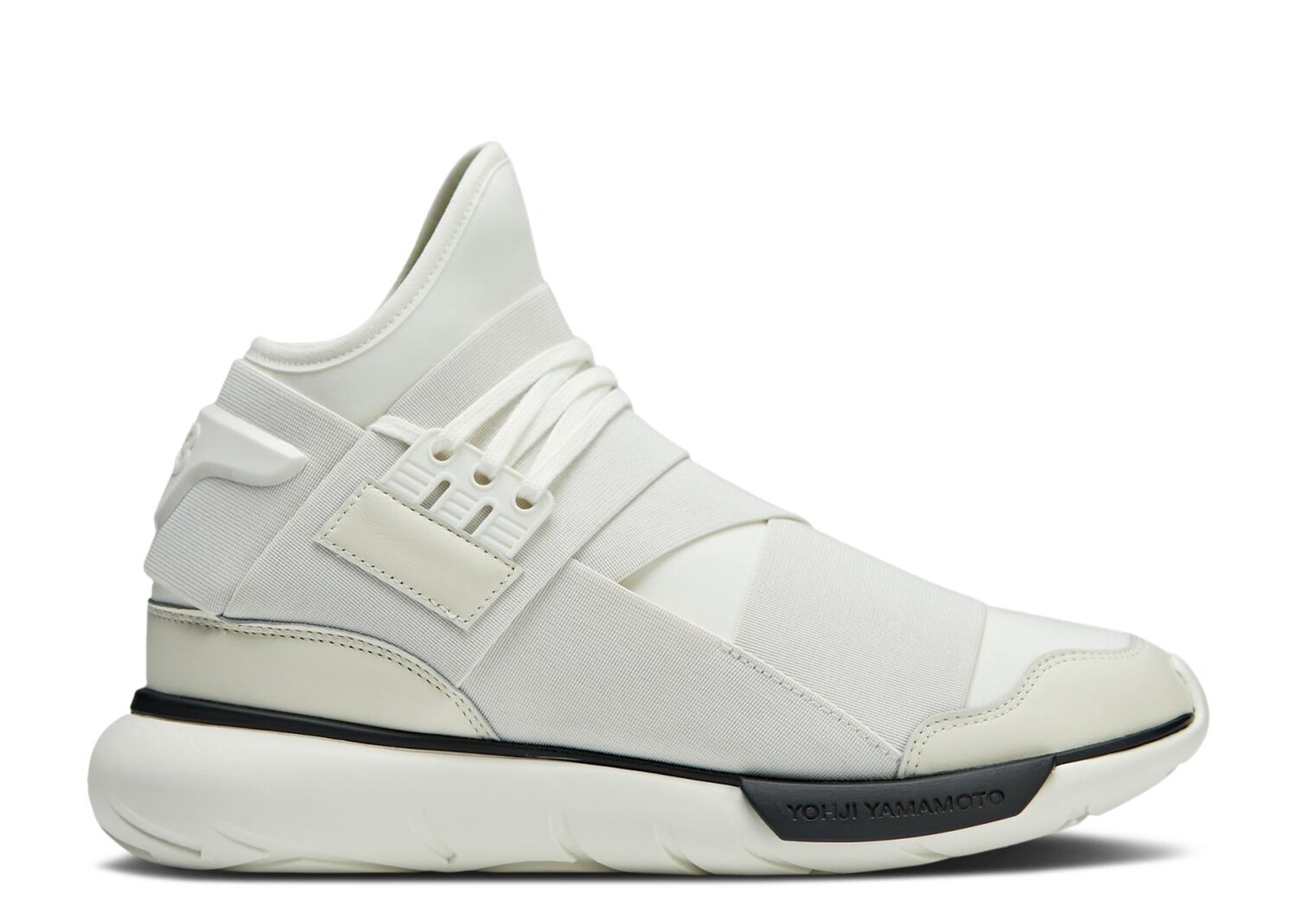 Кроссовки adidas Y-3 Qasa High 'Off White Black', кремовый кроссовки adidas y 3 qasa high triple white белый