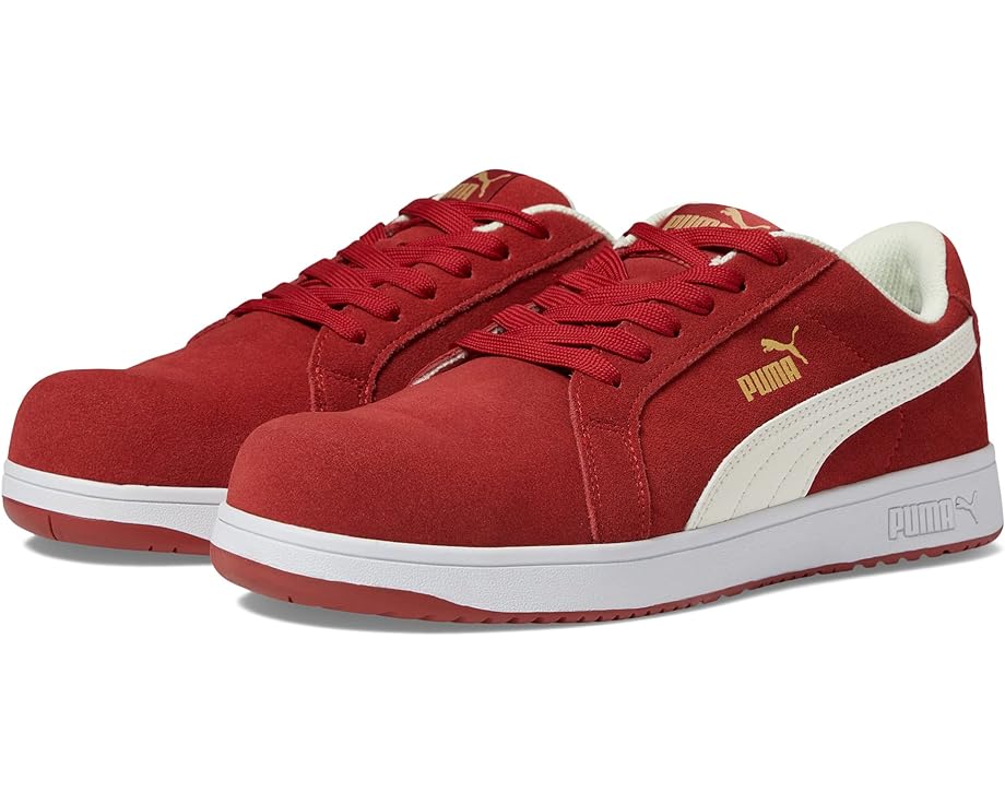 Кроссовки PUMA Safety Iconic Suede Low ASTM EH, цвет Red/White