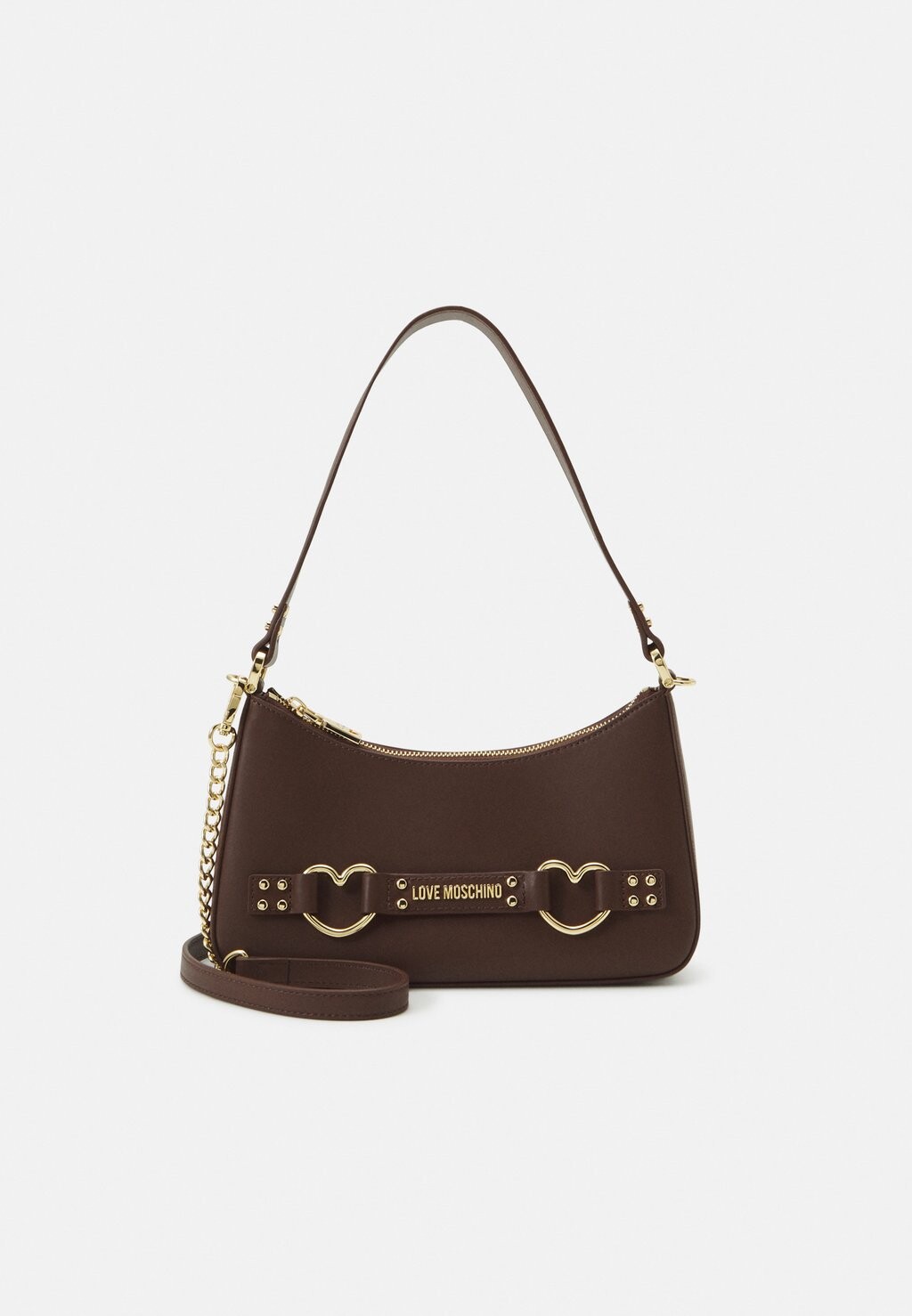 

Сумочка Love Moschino ROCK HEART, коричневый
