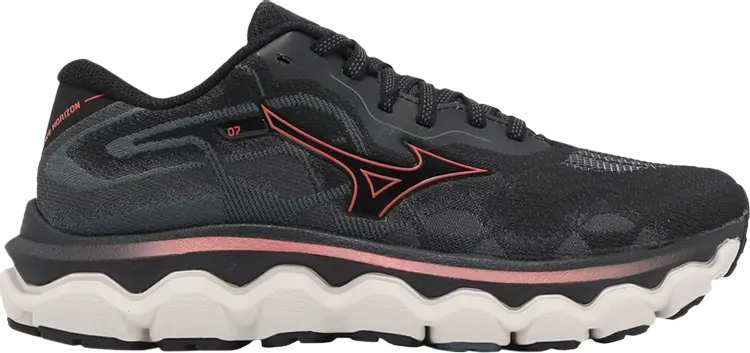 

Кроссовки Wmns Wave Horizon 7 4E Super Wide 'Black Dubarry', черный
