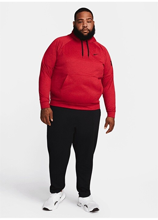 

Красно-розовая мужская толстовка с воротником с капюшоном Nike, Красный