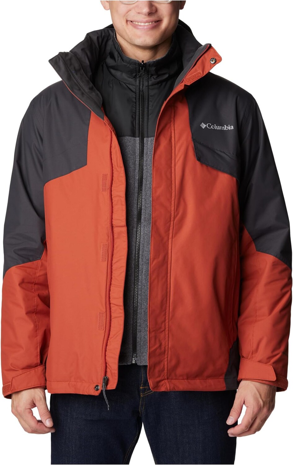 

Куртка Bugaboo II Fleece Interchange Jacket Columbia, цвет Warp Red/Shark