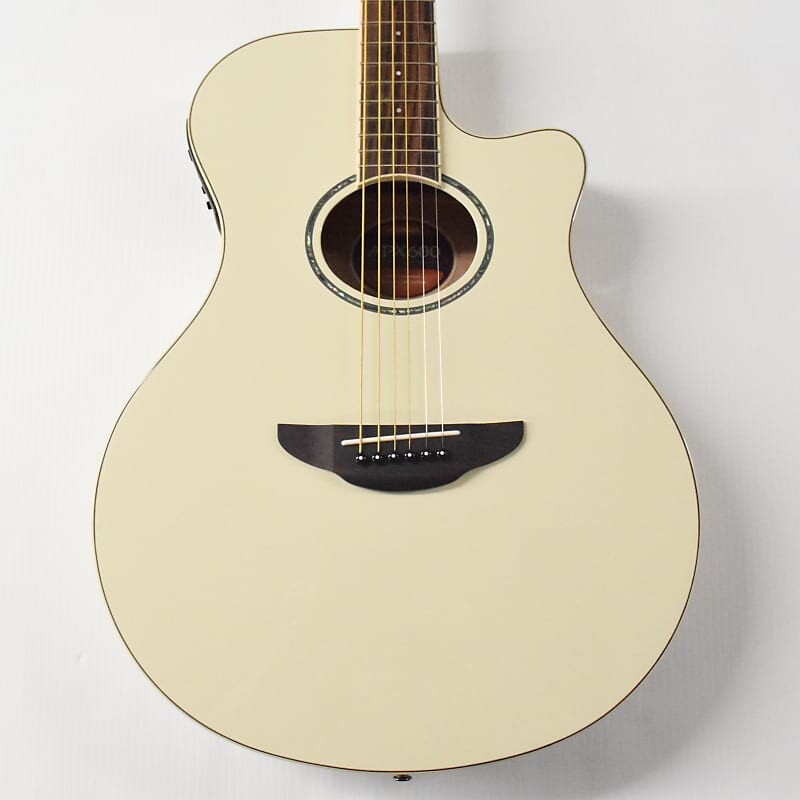 

Акустическая гитара Yamaha APX600 Thin-line Cutaway - Vintage White
