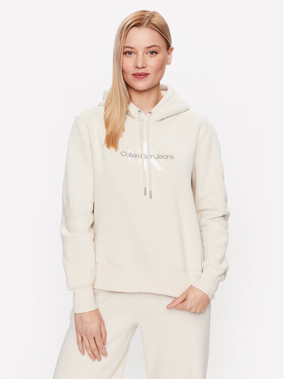 

Толстовка обычного кроя Calvin Klein, экрю