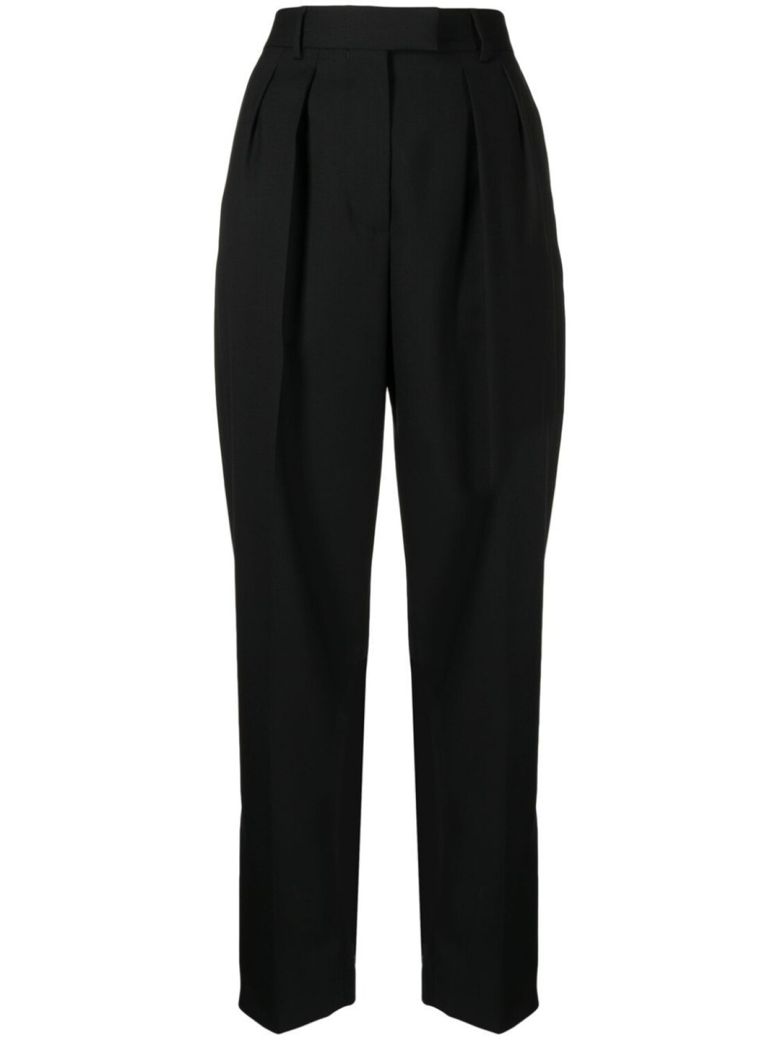 Зауженные шерстяные брюки Paul Smith, черный
