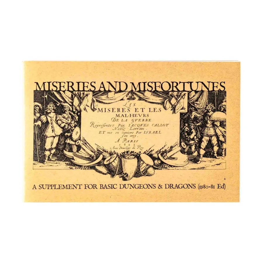 

Miseries and Misfortunes, Burning Wheel, мягкая обложка