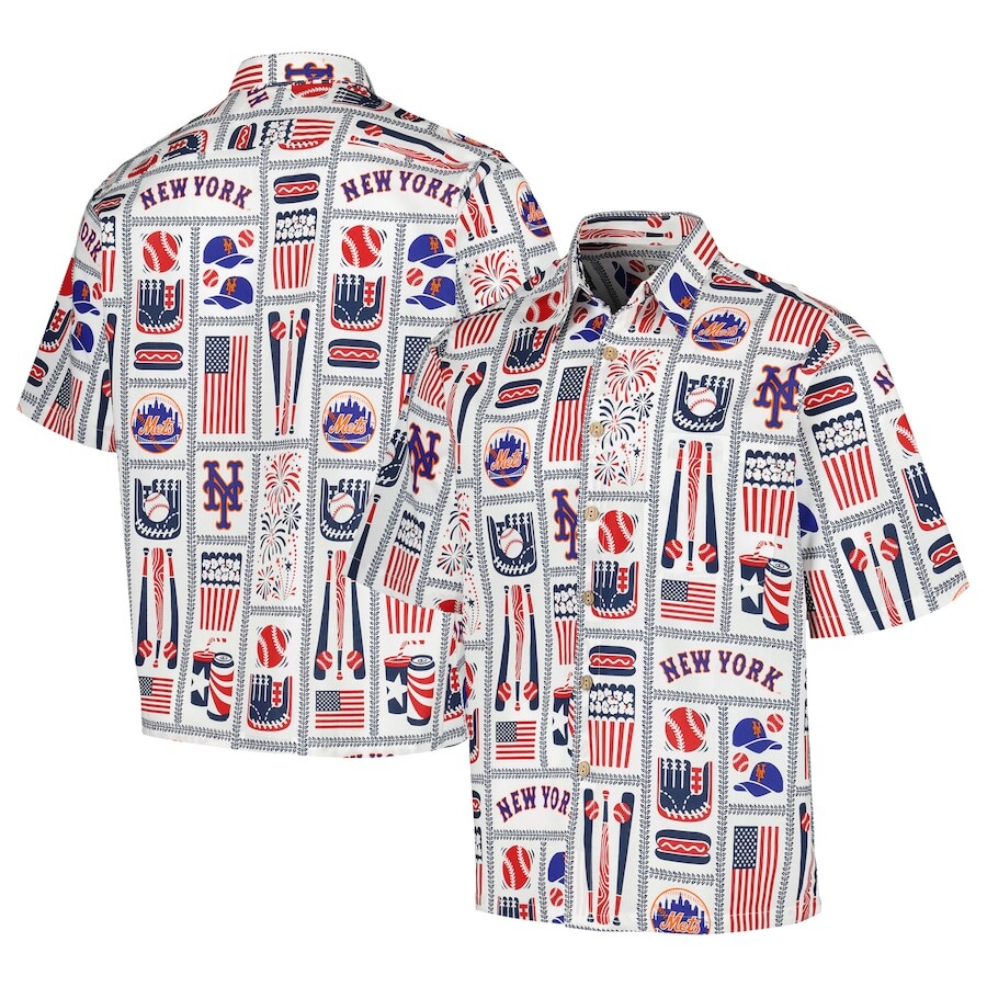 

Рубашка Reyn Spooner New York Mets, белый