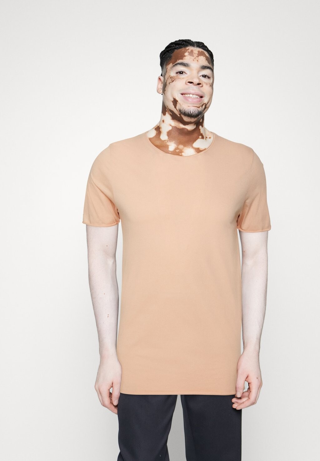 

Базовая футболка Slhtex O Neck Tee Selected, цвет pink sand