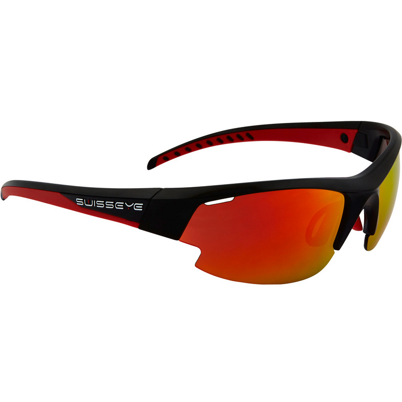 солнцезащитные очки scott shield ls с регулируемой носовой накладкой черный серый Велосипедные очки Gardosa Re+ Swiss Eye, черный