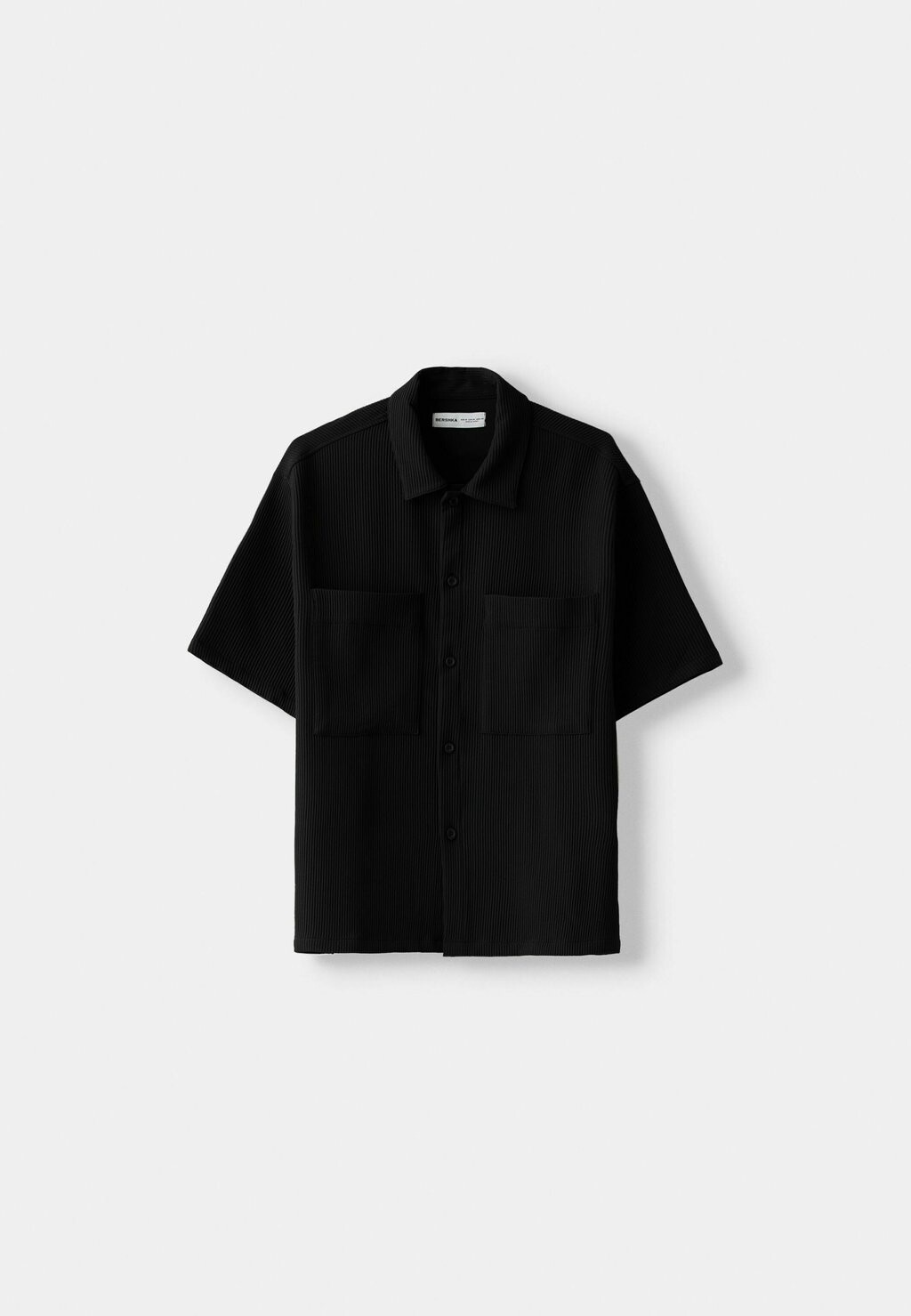 

Рубашка Bershka, черный деним