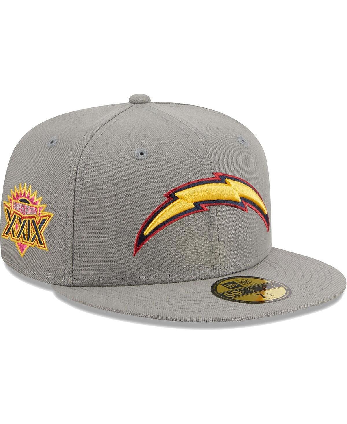 

Мужская серая приталенная шляпа Los Angeles Chargers Color Pack 59FIFTY New Era