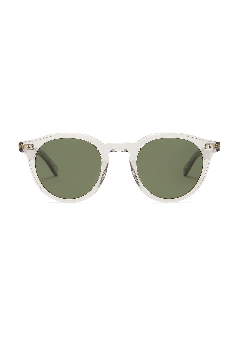 Солнцезащитные очки Garrett Leight Clune X, цвет Light Grey & Pure Green