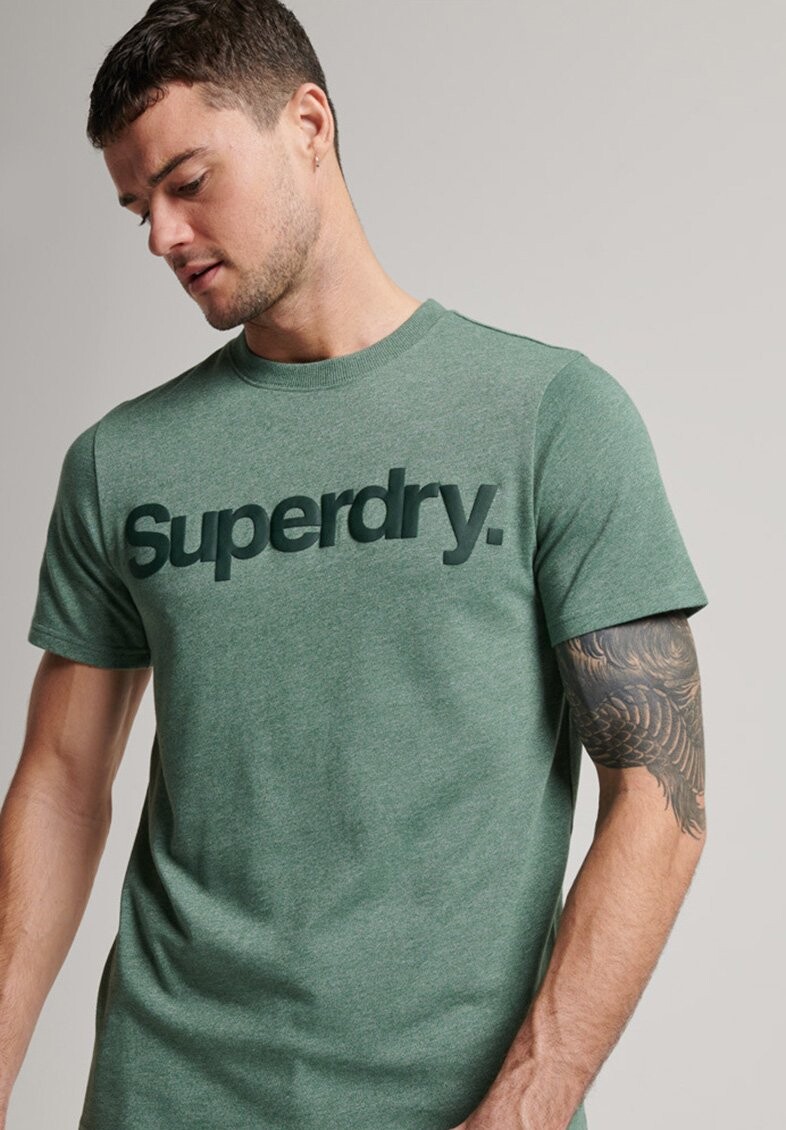 

Футболка с принтом Superdry, хаки