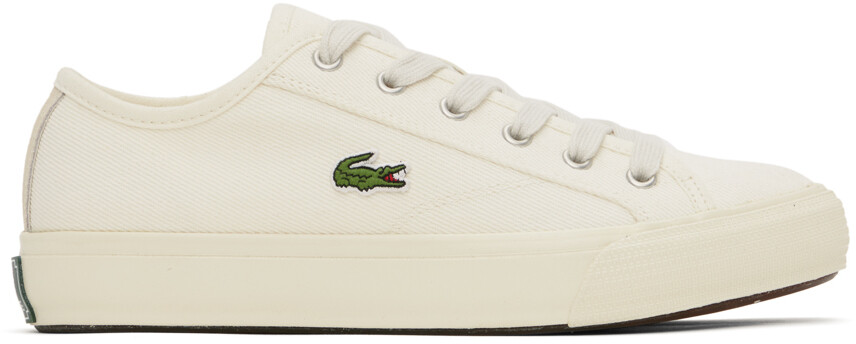 

Кремового цвета кроссовки Backcourt Lacoste