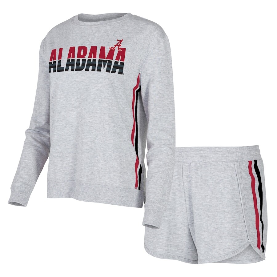 

Пижамный комплект Concepts Sport Alabama Crimson Tide, серый