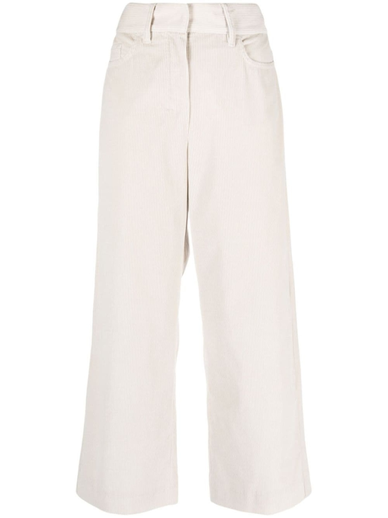 

'S Max Mara Tania corduroy straight-leg trousers, нейтральный цвет