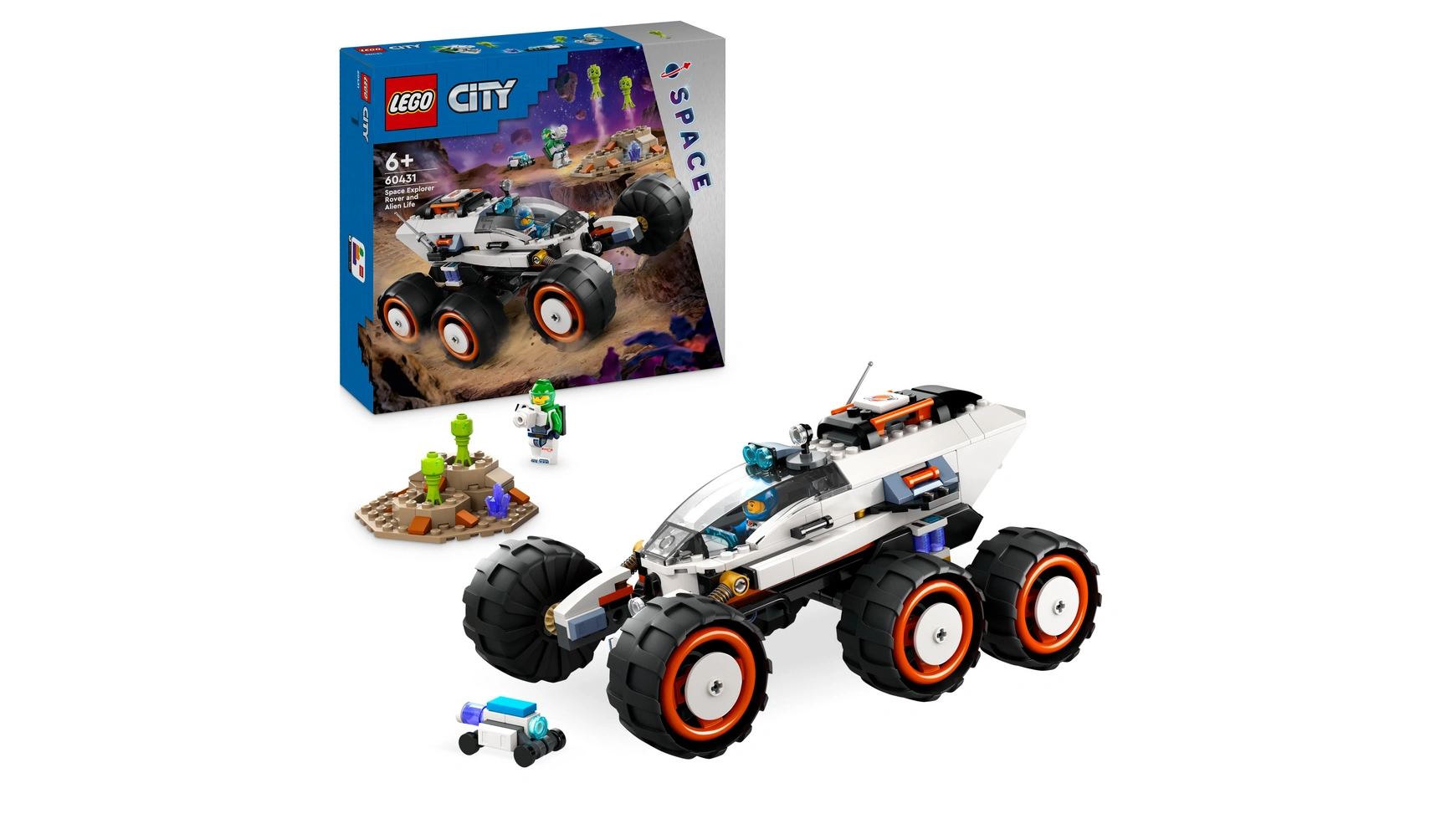 Lego City Космический вездеход с пришельцами конструктор lego city 60208 воздушная полиция арест парашютиста