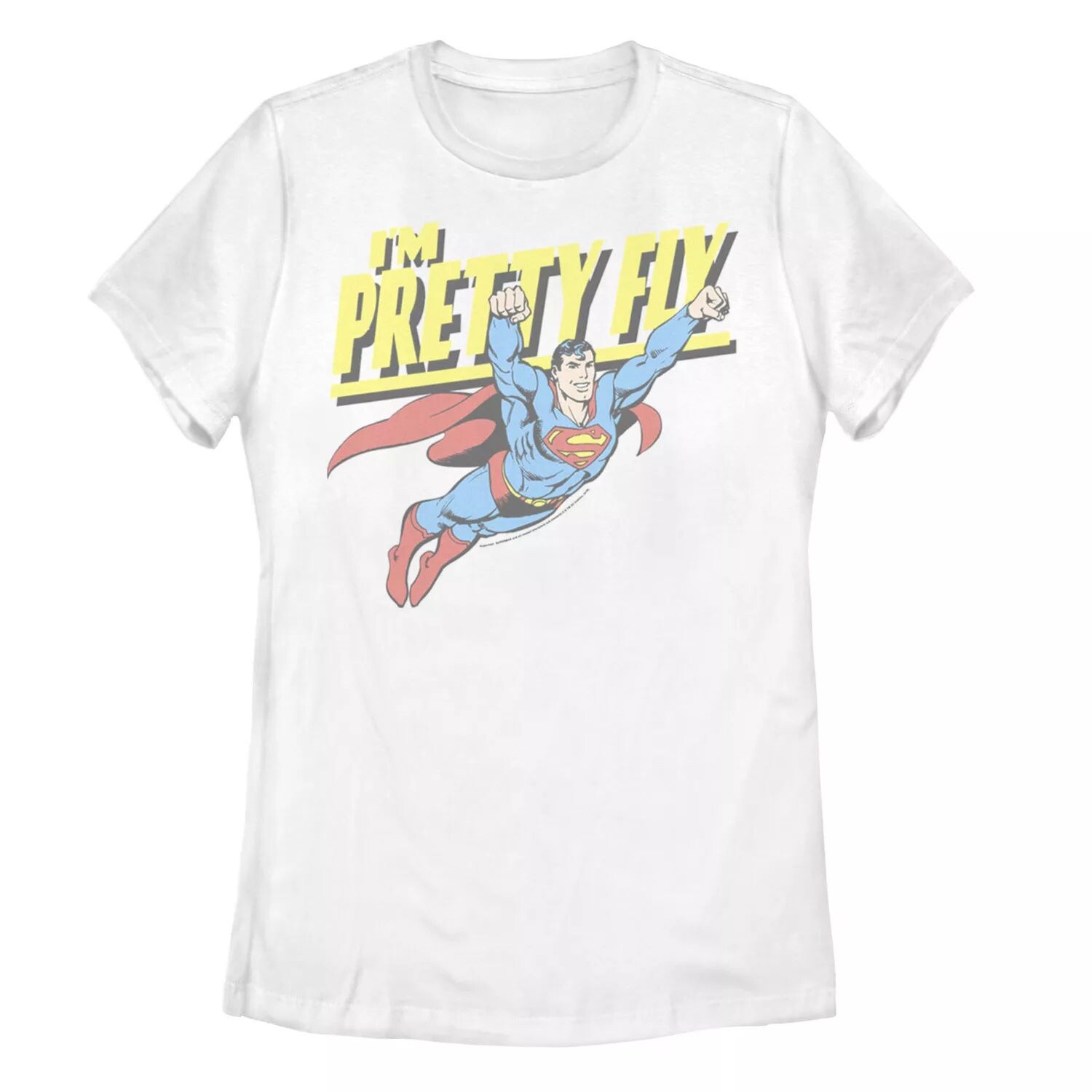 

Детская футболка с рисунком Superman Pretty Fly в стиле ретро Licensed Character