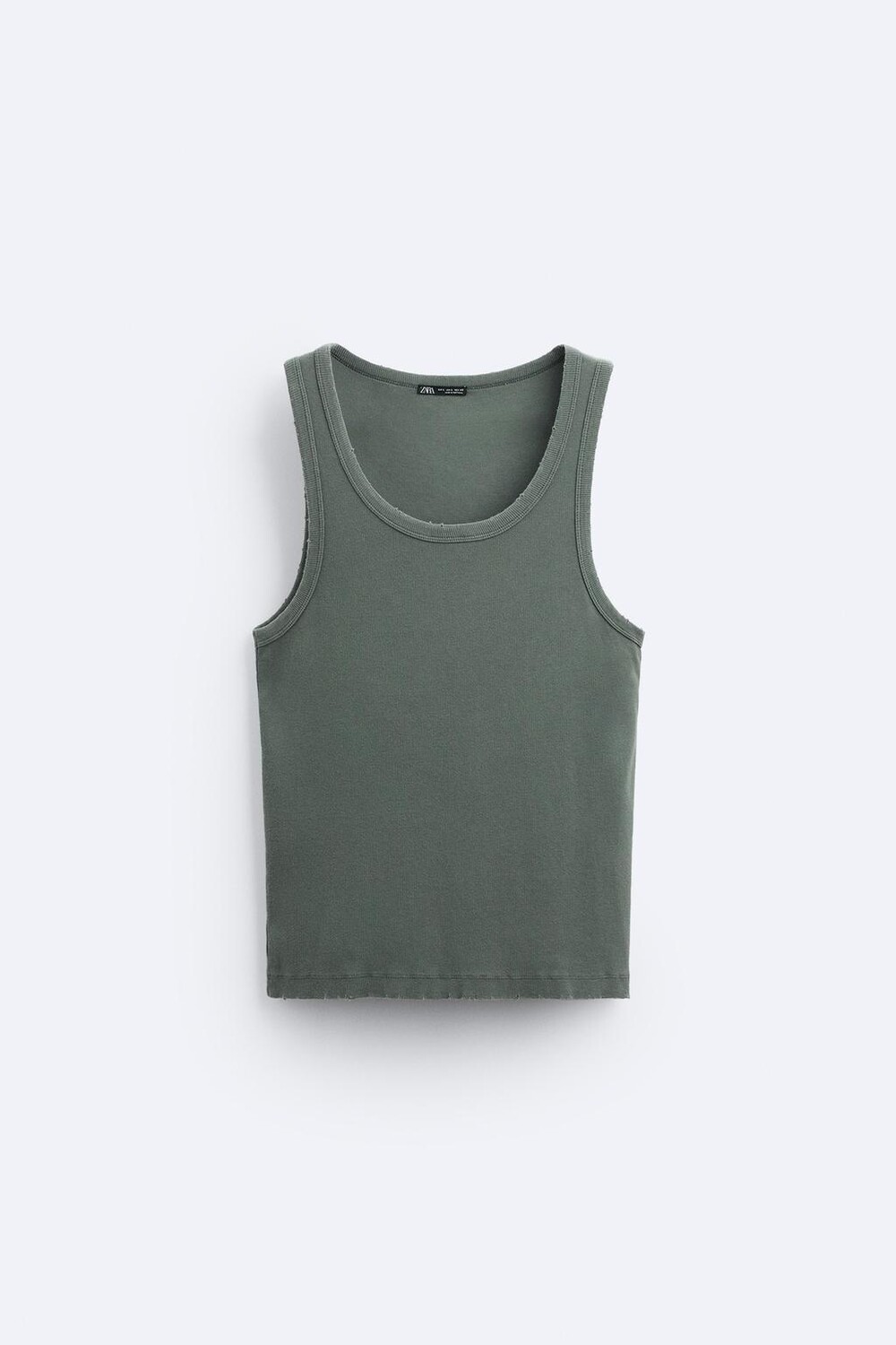 

Топ-маска в ребрицу ZARA, темно-серый